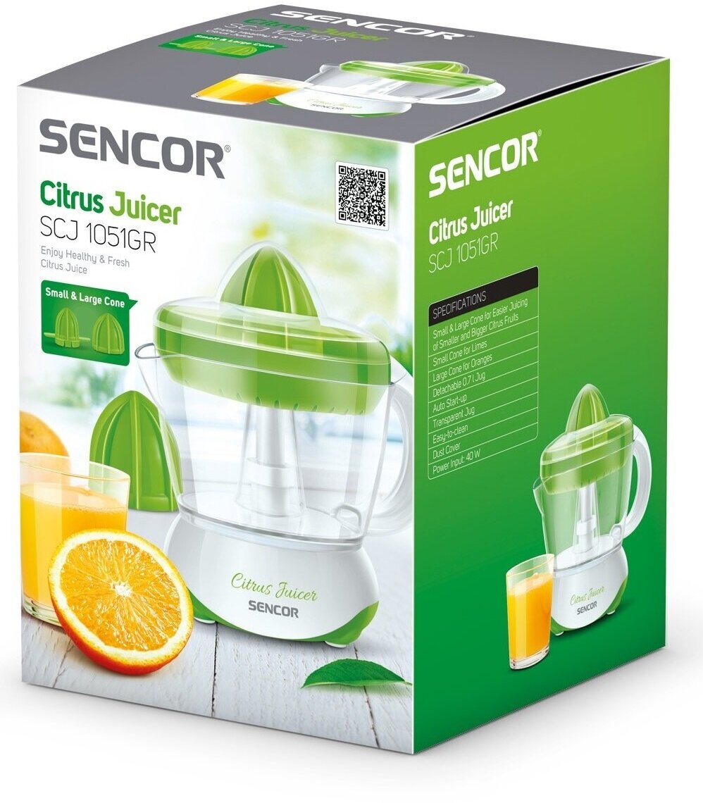 Соковыжималка для цитрусовых Sencor SCJ 1051GR, green - фотография № 11