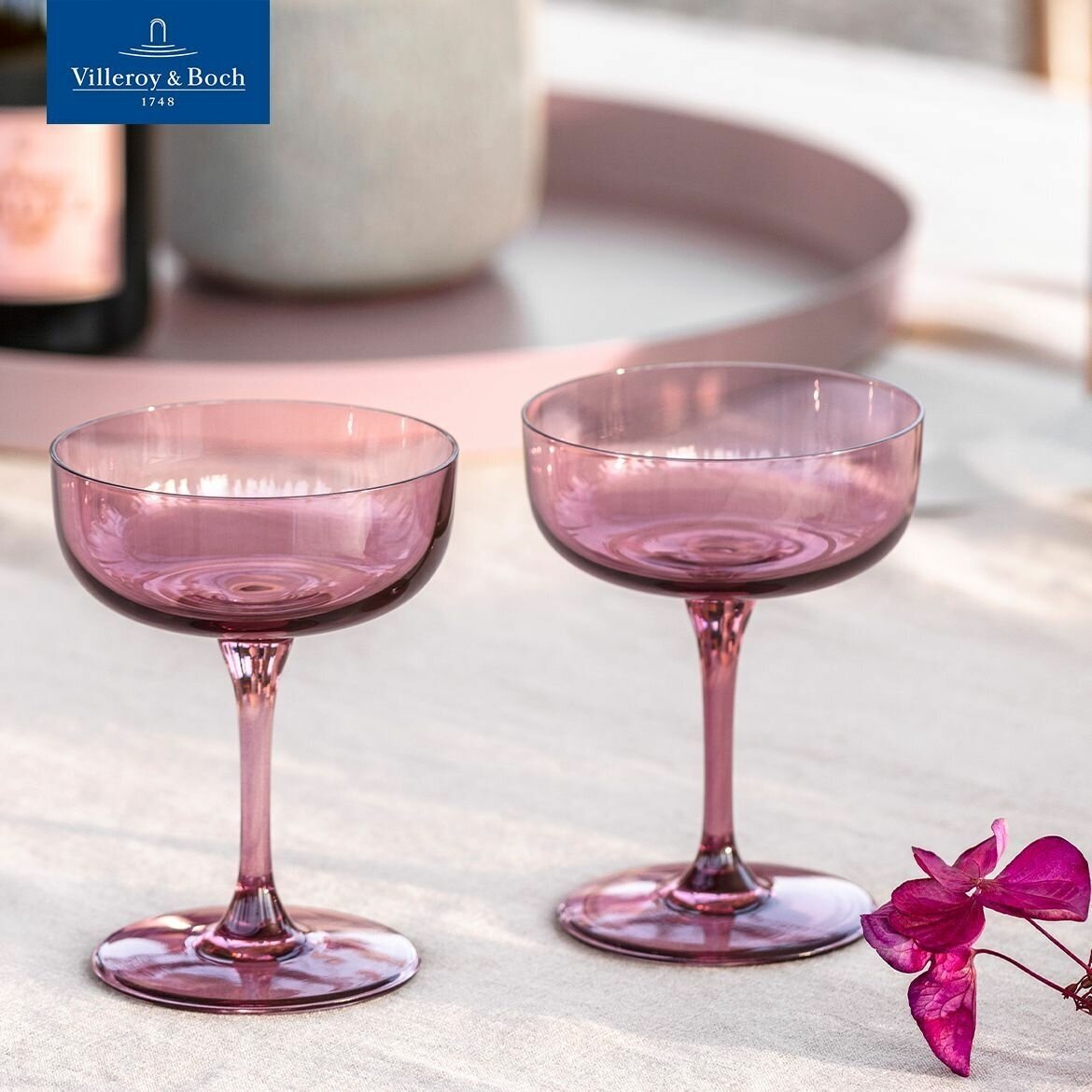 Набор бокалов для шампанского Like Grape like. by Villeroy & Boch, 2 шт. 190 мл. Хрустальное стекло