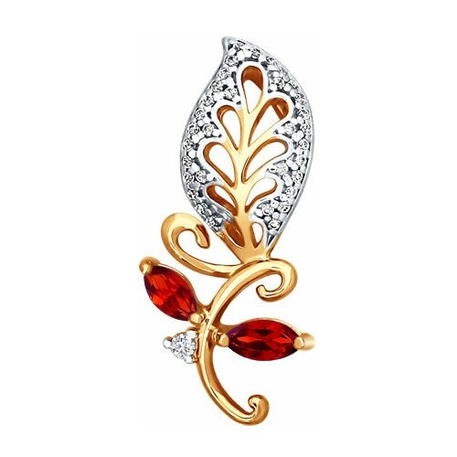 фото Подвеска подвеска из золота 731028, красное золото, 585 проба dragomarket