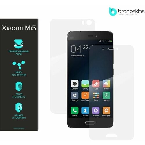 Защитная пленка для Xiaomi Mi5 (Матовая, Защита задней панели)