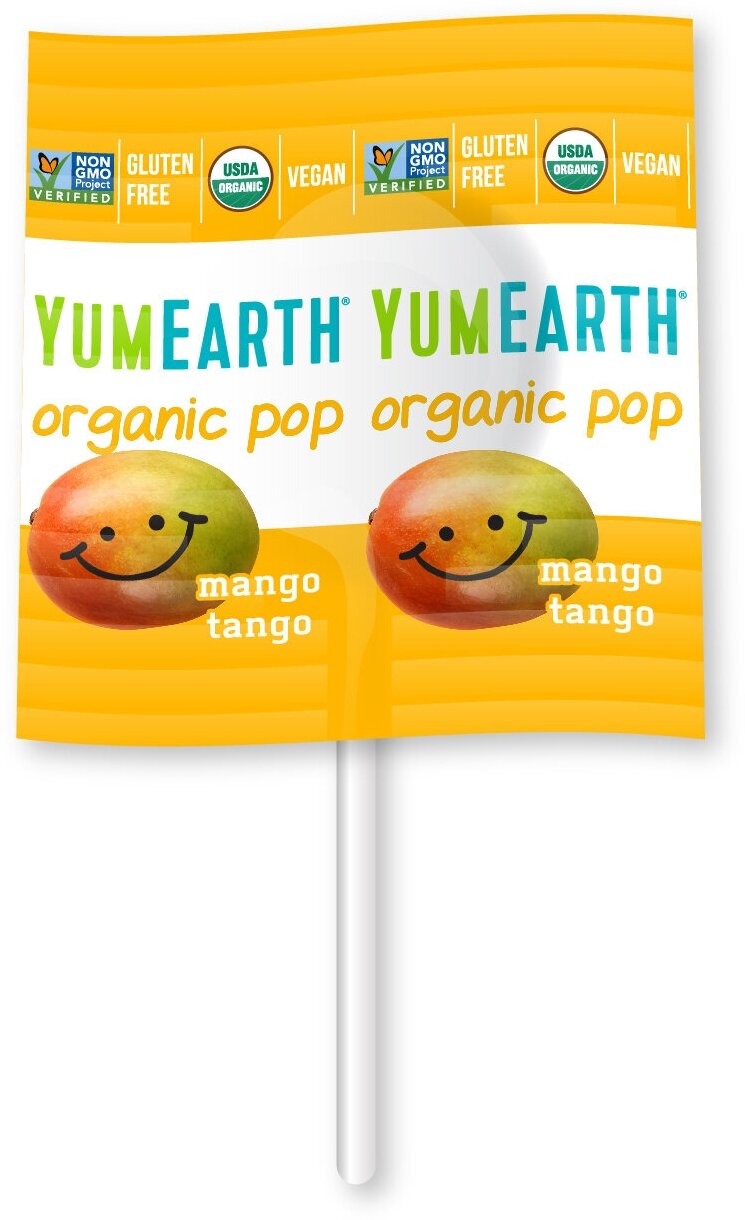 Органические леденцы на палочке YumEarth Organic Fruit Pops, Ассорти, 8 фруктовых вкусов, 100 леденцов - фотография № 7