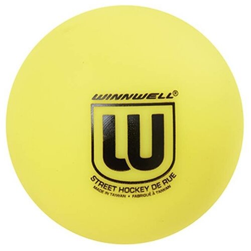 фото Мяч для стрит-хоккея 'winnwell', soft yellow (65 mm, 50g) spine