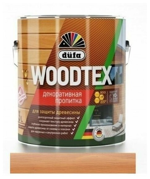 Пропитка DUFA Woodtex декоративная для защиты древесины Орегон 09 л