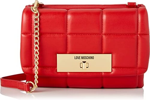 Сумка  кросс-боди LOVE MOSCHINO повседневная, красный