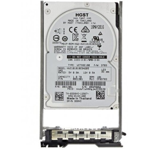 Купить Жесткий диск Dell 0B31901 1,8TB 10000 SAS 2,5" HHD - цена: 67385 ...