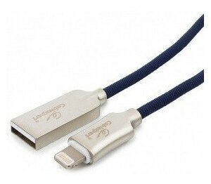 Кабель Cablexpert USB для Apple CC-P-APUSB02Bl-1.8M, MFI, AM/Lightning, серия Platinum, 1.8м, синий