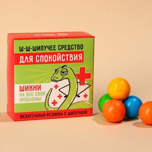 Жевательная резинка «Для спокойствия» с шипучкой, 65 г.