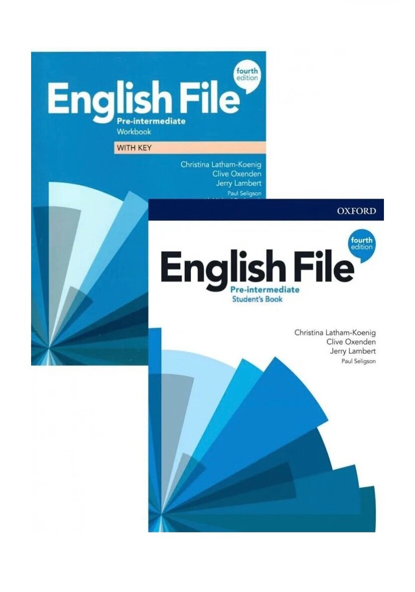 English file Pre-intermediate (4th edition) Student's Book + Workbook +DVD