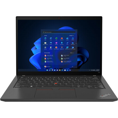 Ноутбук Lenovo ThinkPad T14 Gen 3, 14" (1920x1200) IPS сенсорный/Intel Core i5-1235U/16ГБ DDR4/512ГБ SSD/Iris Xe Graphics/Windows 11 Pro английская, черный (21AH00BRUS)