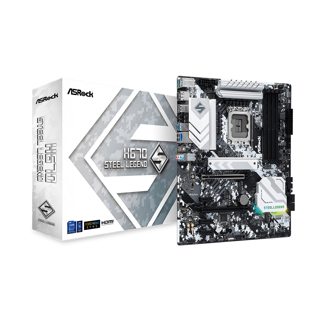 Материнская плата Asrock H670 S1700 ATX H670 STEEL LEGEND A - фото №14