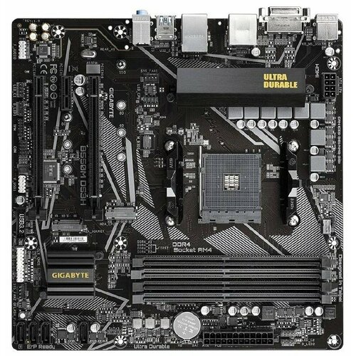 Материнская плата, GigaByte, Micro-ATX, 128 Гб, черного цвета