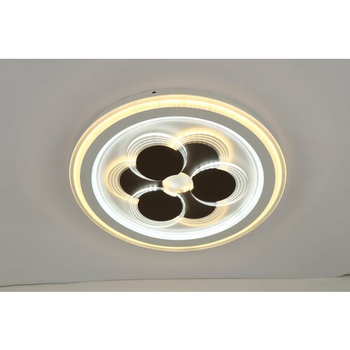 Светильник светодиодный LINVEL MS 1086 Белый/коричневый 162W 3000-6500K 19440Lm 480х480х50мм диммируемый с ПДУ