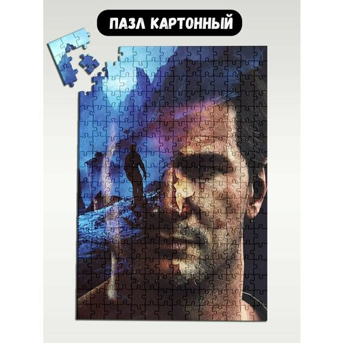 Пазл картонный 39,5х28 см, размер А3, 300 деталей, модель игра Uncharted Нейтан Дрейк - 1260 пазл картонный 29x20 см размер а4 120 деталей модель игра uncharted нейтан дрейк 1263