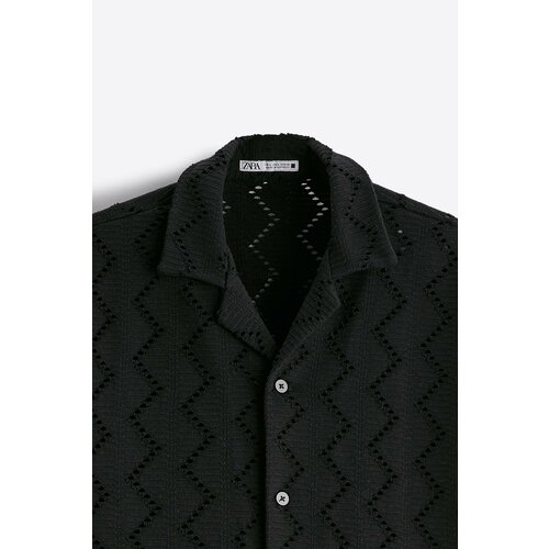 Рубашка Zara, размер XL, черный