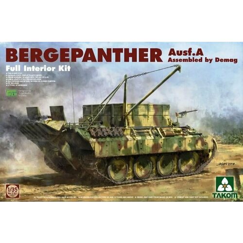 сборная модель german sd kfz 179 bergepanther ausf g 2101 Takom Bergepanther Ausf.A (Assebled by Demag) 1/35