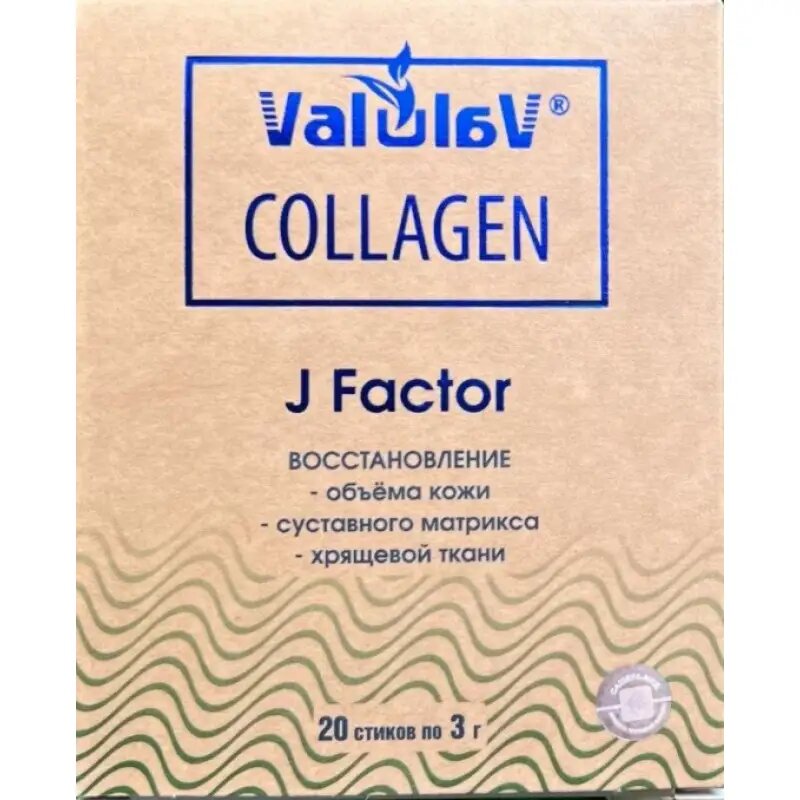 Collagen Valulav J Factor, 20 стиков по 3 г