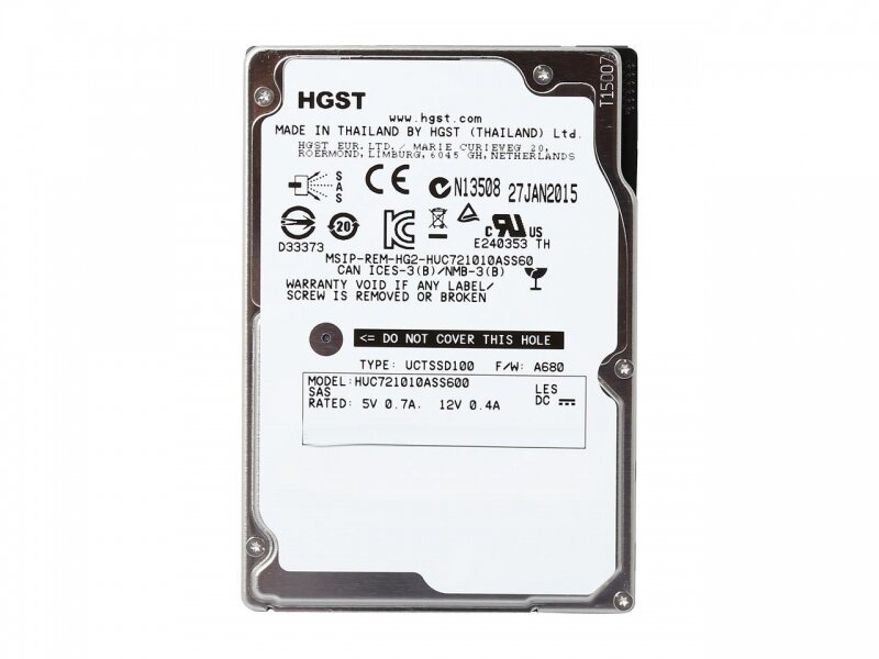 Жесткий диск Hitachi HUC721010ASS600 1Tb SAS 2,5" HDD