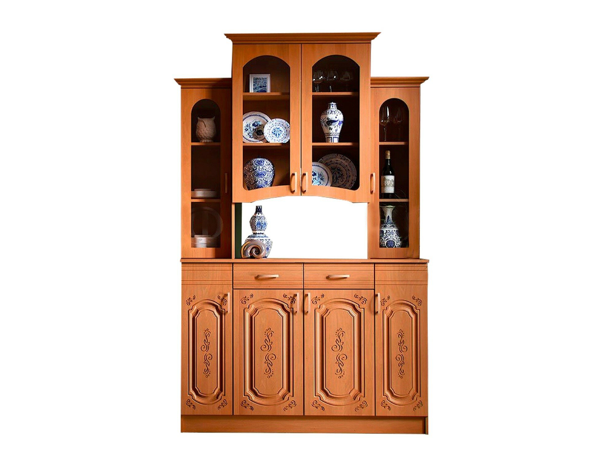 фото Буфет Лиза 2 четырёхстворчатый (ольха) (Ольха)