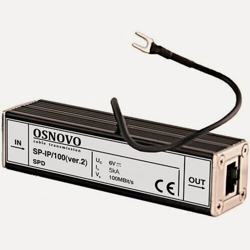 Изображение товара Устройство грозозащиты Osnovo SP-IP/100(ver2)