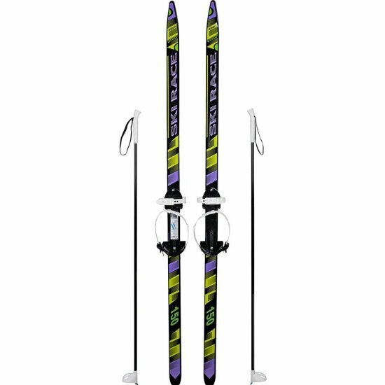 Лыжи подростковые олимпик Ski Race 150/110см с палками