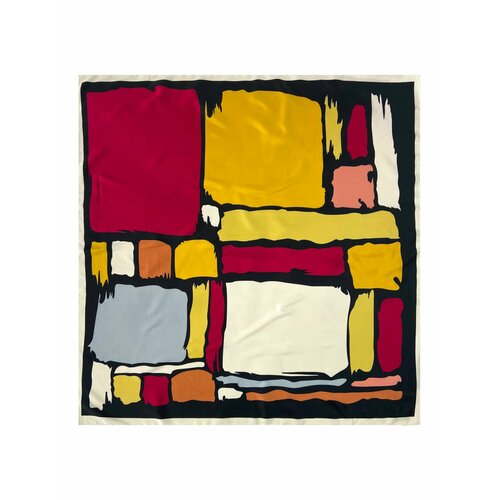 фото Платок ,90х90 см, черный, хаки hangzhou weihe trade co., ltd