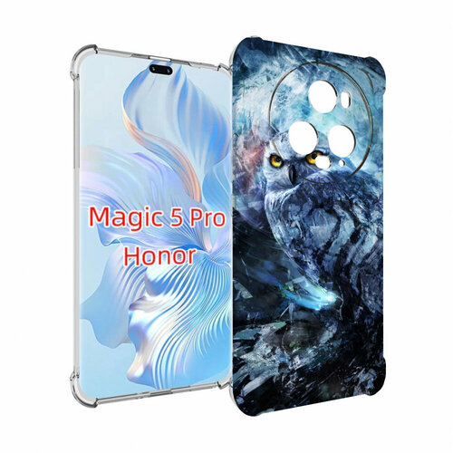 Чехол MyPads замороженная-сова для Honor Magic 5 Pro задняя-панель-накладка-бампер