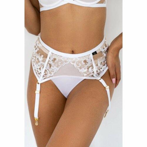 Пояс для чулок  Kris Line, белый