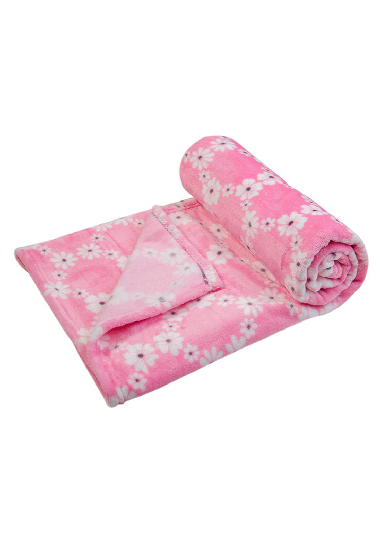 фото Плед для новорожденного "Белые звезды" 100x110