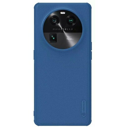 Накладка Nillkin Frosted Shield Pro пластиковая для Oppo Find X6 Blue (синяя)