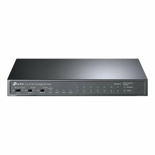 Коммутатор TP-Link 8-port 10100Mbps Unmanaged2GxRJ451GxSFP TL-SL1311MP 1260800₽