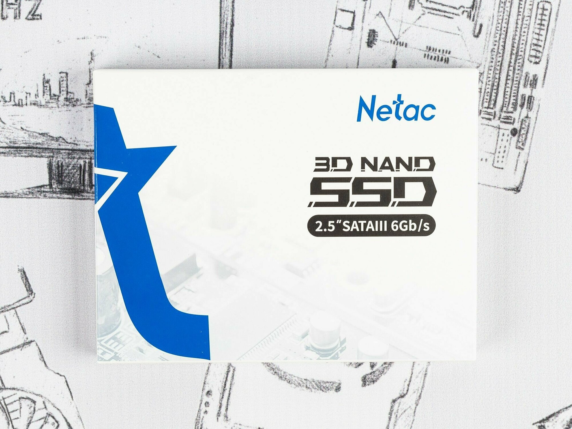 Внутренний SSD-накопитель Netac N535S 240GB 2,5” SATA-III, 3D TLC, Синий NT01N535S-240G-S3X - фото №18