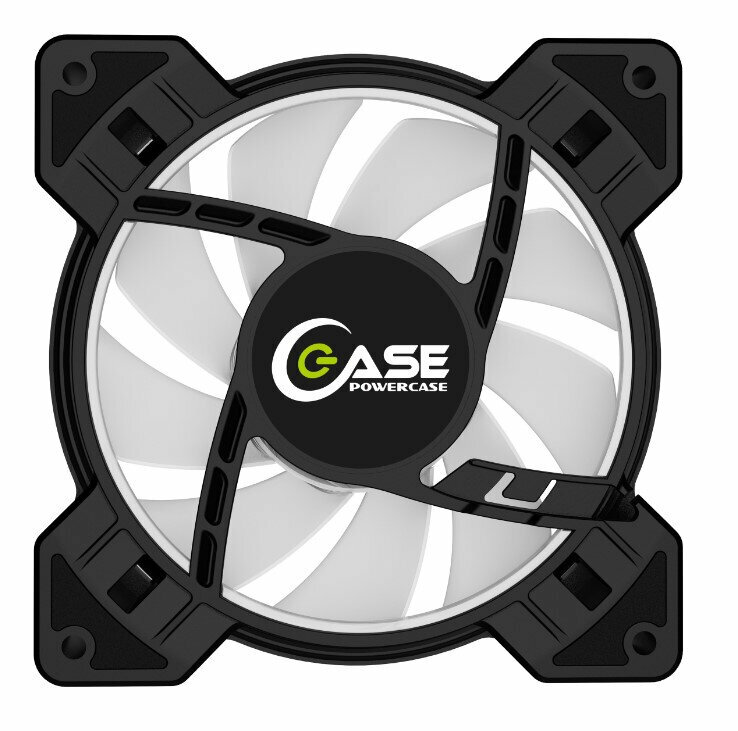 Вентилятор для корпуса POWERCASE M6-14-LED 5 color LED 140mm Molex OEM — фото 3