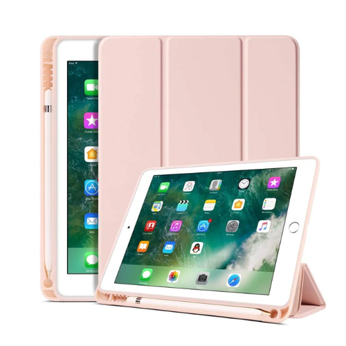 Чехол-книжка MyPads из экокожи с функцией засыпания для iPad Air 4 (2020) 10. 9, Air 5 (2022) 10. 9 (MM9 Mme). Розовый.
