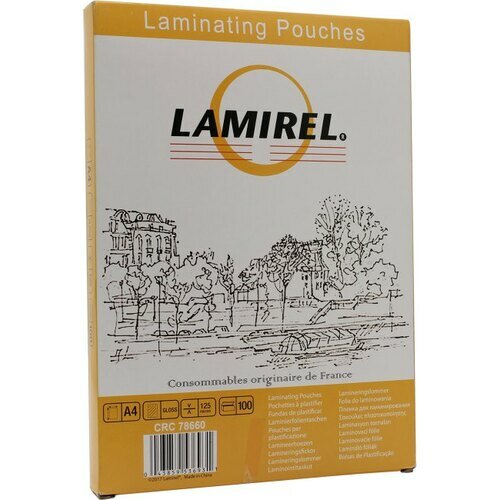 Пакетная пленка для ламинирования Lamirel A4 LA-78660 125 мкм