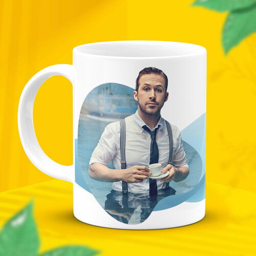 Кружка мем с надписью приколом большая Гослинг в подарок 499₽