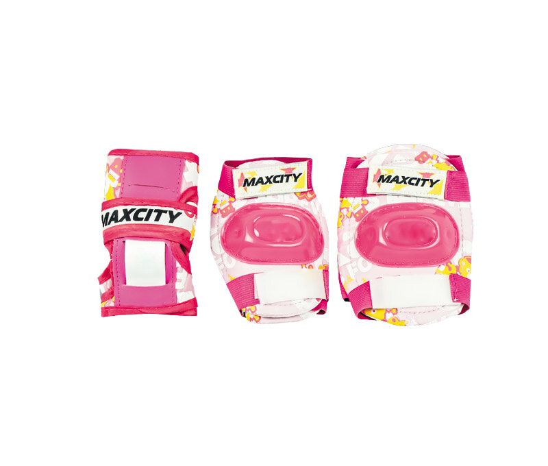 Защита роликовая MaxCity Teddy р. М, pink