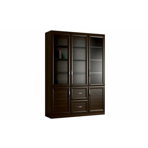 Книжный шкаф Библиограф-3 4 Венге 120x40x210 26890₽
