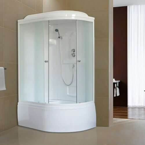 фото Душевая кабина rb 8120вk1-м левосторонняя (матовое) 120x80x217 royal bath
