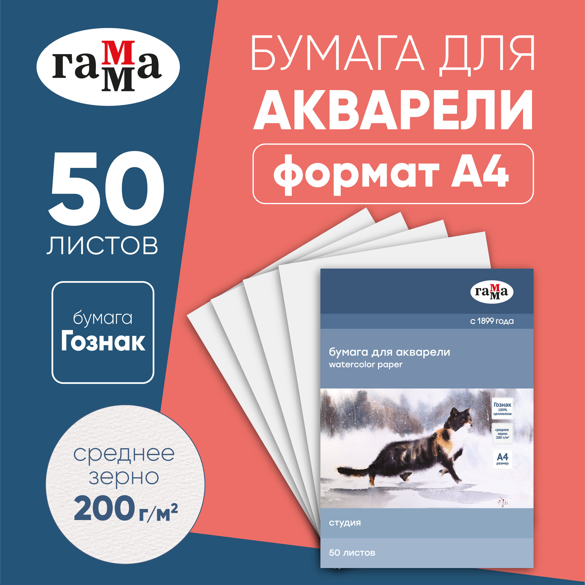 Папка для акварели Гамма...