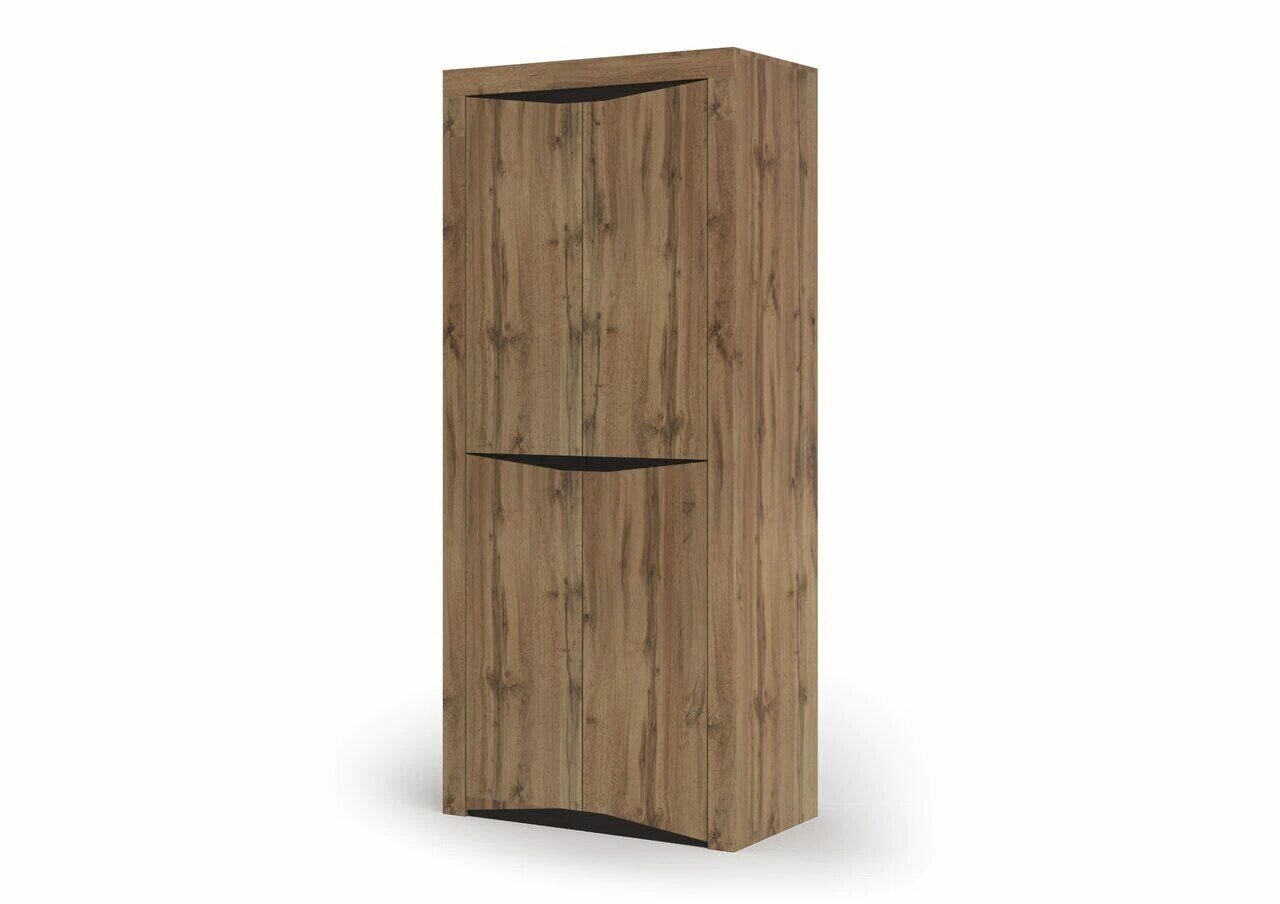 Шкаф двухдверный ШК 701 «Паола», дуб крафт золотой (972х532х2200)