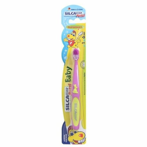 Silca Зубная щетка детская Silca Putzi Baby, 1 шт