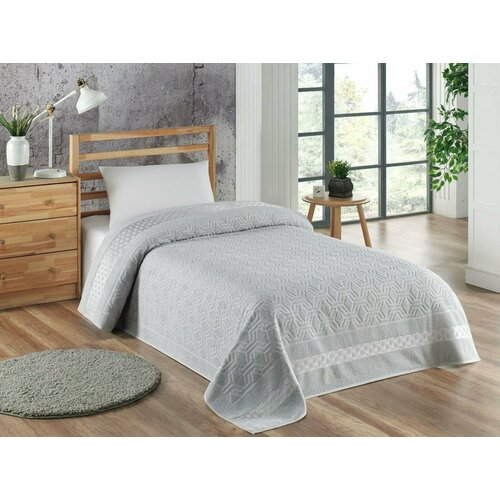 Meteor Покрывало-простыня Azor цвет светло-серый 200х220 см 4752₽