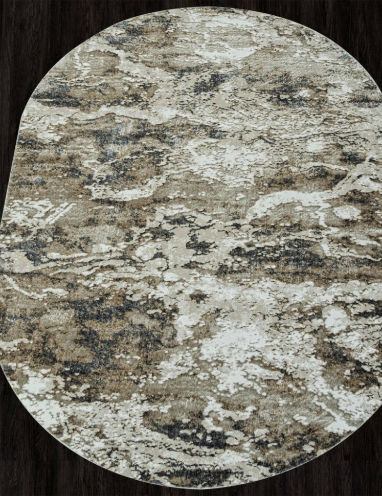 Ковер 02463A - BEIGE / BEIGE - Овал - коллекция SAFARI (1.6 х 2.3 м)
