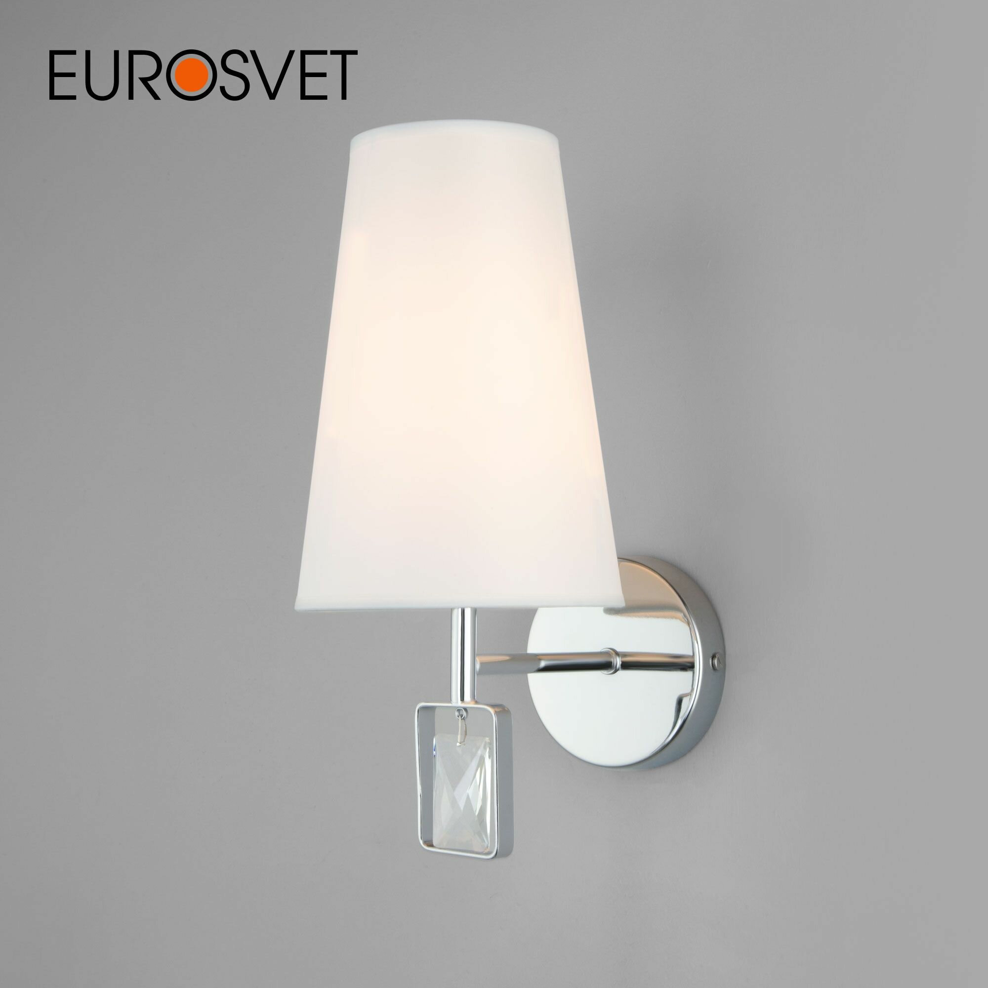 Бра / Настенный светильник в классическом стиле Eurosvet Milazzo 60137/1 хром