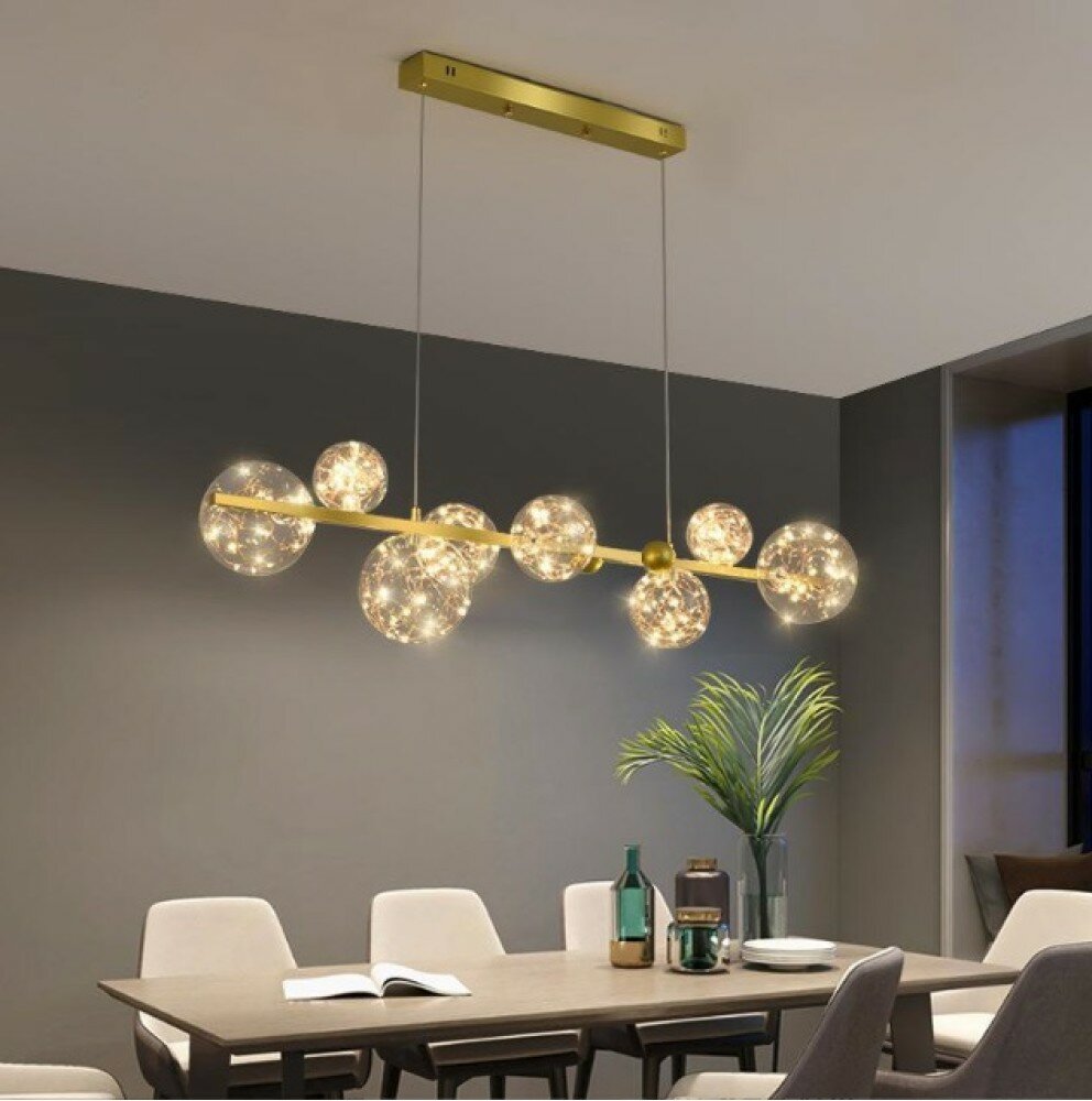 фото Люстра подвесная, LED, 64 Вт