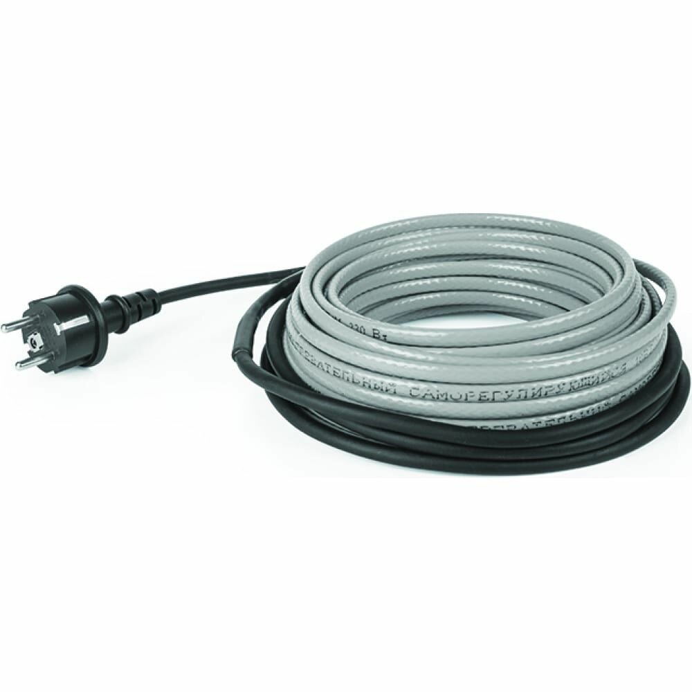 Греющий саморегулирующийся кабель на трубу Extra Line 25MSR-PB 3M (3м/75Вт) REXANT - фото №19