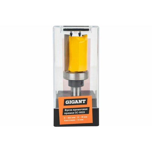 Фреза кромочная прямая D286 мм H38 мм хвостовик 12 мм Gigant GC-0023 2704₽