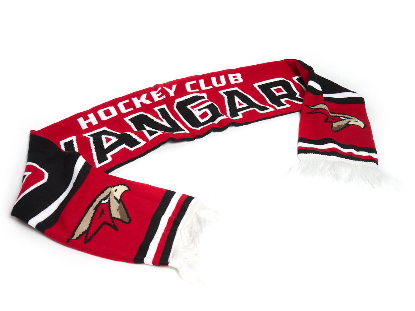 Шарф Atributika & Club Авангард для мужчин и женщин150х18 см универсальный красный