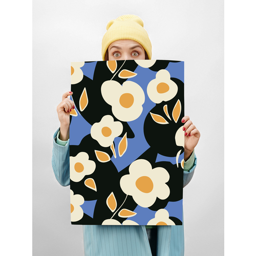 Картина для интерьера на стену 40х50 Большой цветок 450₽