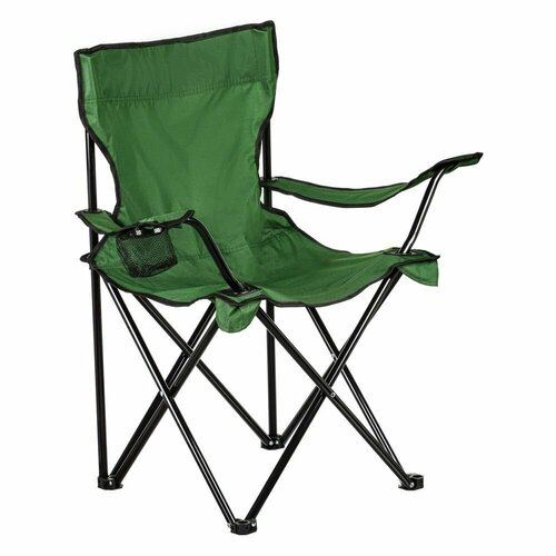 Кресло складное руссо туристо с подлокотниками подстаканником 50х48х80 см сталь d16 мм 1291₽